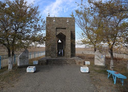 The mausoleum of Sary Tastanbekkyzy