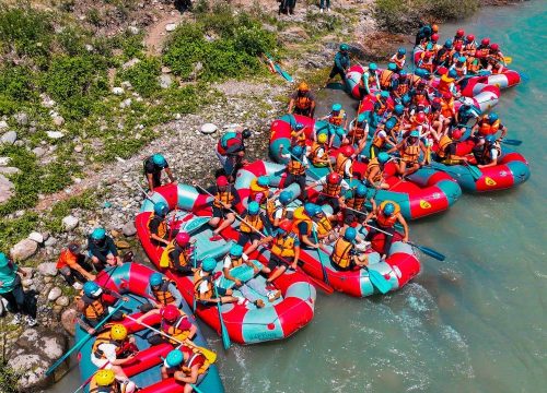 Rafting on the river "Koksu"